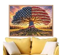 1000 Pieces Landscape Patriotic Decor Patriotic America Jigsaw Puzzle