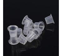 1000 Plastica Microblading Tattoo Ink Cup Cap contenitori/coppete per inchiostro per tatuaggi, porta-inchiostro per tattoo e make-up Tattoo Supplis