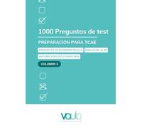 1000 preguntas de test - Volumen 3: Preparación para TCAE