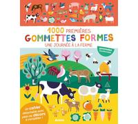 1000 premières gommettes formes: Une journée à la ferme