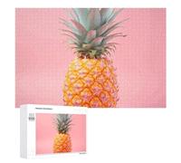 1000 puzzle a forma di ananas, puzzle personalizzati, in legno, per adulti, foto puzzle arte da appendere alla parete, decorazione per compleanno, matrimonio, San Valentino, anniversario