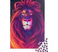 1000 puzzle del Re Leone per adulti e adolescenti e puzzle di carta, giochi per famiglie, regali di Natale, 38x26 cm/1000 pezzi