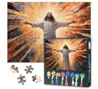 1000 puzzle di risurrezione di Gesù per adulti, per adulti, concetto cristiano, puzzle per opere d'arte, decorazione per la casa, puzzle per amici di famiglia, giochi 50 cm x 70 cm