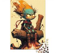 1000 puzzle di un elfo saggio e magico, goblin, per adulti e adolescenti, puzzle di carta, giochi per famiglie, regali di Natale, 38x26 cm/1000 pezzi