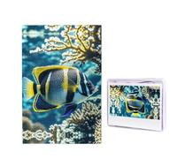 1000 puzzle in legno per adulti, puzzle con immagine difficile e personalizzata, motivo: pesci tropicali, divertente puzzle in legno, decorazione moderna per la casa, arte da parete, regalo unico