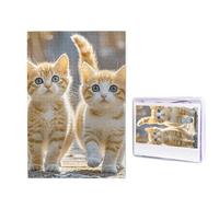 1000 puzzle in legno per adulti, puzzle con immagine difficile e personalizzata, simpatici gattini, divertente puzzle in legno, decorazione moderna per la casa, arte da parete, regalo unico (74,9 x 50