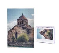 1000 puzzle in legno per adulti, puzzle con immagine personalizzata difficile, puzzle con chiesa armena, divertente puzzle in legno, decorazione moderna per la casa, arte da parete, regalo unico (74,9