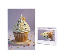 1000 puzzle in legno per adulti, puzzle con immagini difficili e personalizzabili, con cupcake carini, divertenti puzzle in legno, decorazione moderna per la casa, arte da parete, regalo unico (74,9 x