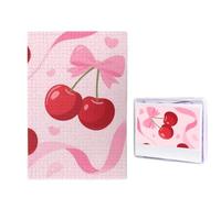 1000 puzzle in legno per adulti, puzzle difficili, personalizzati, con fiocco rosa ciliegia con labbra rosse, divertente puzzle in legno, decorazione moderna per la casa, arte da parete, regalo unico