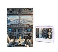 1000 puzzle in legno per adulti, puzzle difficili personalizzati, immagine puzzle con aereo, cabina di pilotaggio, divertente puzzle in legno, decorazione moderna per la casa, arte da parete, regalo