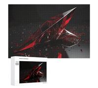 1000 puzzle in vetro rosso irregolare, puzzle personalizzati in legno per adulti, foto puzzle arte da appendere alla parete, decorazione per compleanno, matrimonio, San Valentino, anniversario