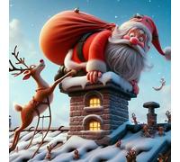 1000 puzzle per adulti, Babbo Natale, set di puzzle difficili difficili, migliori puzzle decorazioni per giochi fai da te per il tempo libero giocattolo adatto per familiari amici