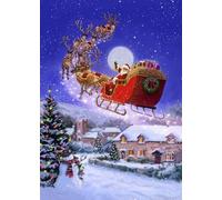 1000 puzzle per adulti, Babbo Natale, set di puzzle difficili difficili, migliori puzzle decorazioni per giochi fai da te per il tempo libero giocattolo adatto per familiari amici