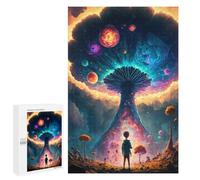 1000 puzzle per adulti Magical Forest Portal Puzzles per adolescenti, gioco a mano, taglio preciso, interazione genitore-figlio, 1000 pezzi
