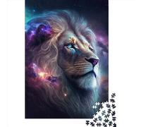1000 puzzle quadrati creativi del Re Leone di Mufasa Cosmic per adulti, puzzle di carta, giochi di sfida unici 38x26 cm/1000 pezzi