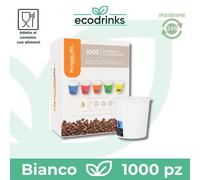 1000 pz BICCHIERE DI CARTA PER CAFFè 75 ML CAFFè BICCHIERINI BIANCO
