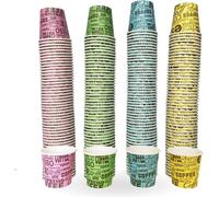 1000 Pz Bicchieri Caffe Di Carta Biodegradabili Biocompostabili Tazzine 75Ml