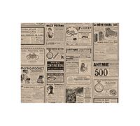 1000 PZ - BUSTINE BASKET 'TIMES 34G/M2 31X38 CM NATURAL PERG ANTIGRASSO