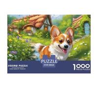 1000 Pz Di Puzzles In Carta Per Adulti Puzzles A Forma Di Cute Puppy Puzzle In Carta Per Adulti Colorati A Forma Di Corgi Per Regali Di Compleanno Natale E Halloween 38x26cm/1000pcs