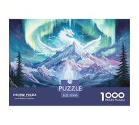 1000 Pz Di Puzzles In Carta Per Adulti Puzzles A Forma Di Dragon Puzzle In Carta Per Adulti Colorati A Forma Di Snowy Aurora Per Regali Di Compleanno Natale E Halloween 70x50cm/1000pcs