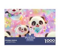1000 Pz Di Puzzles In Carta Per Adulti Puzzles A Forma Di Panda Puzzle In Carta Per Adulti Colorati A Forma Di Cute Animals Per Regali Di Compleanno Natale E Halloween 38x26cm/1000pcs