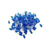 1000 pz/ingrosso F5 5 MM F3 3 MM LED rotondo trasparente diodo ad emissione luminosa ultra luminoso per Progetti Elettronici(Blue,5MM)