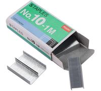 1000 pz/lotto Argento Graffette Mini Metallo Staples No.10-1M Stazionario No.10 Binding Cucitrice Ufficio Forniture per la rilegatura Studenti Stazionario Forniture Scuola, Cucitrici da Tavolo