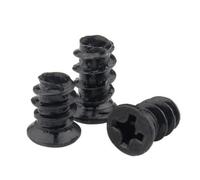 1000 pz/lotto M4 M4.5 M4.8 M5 KB Computer PC Case Ventola Di Raffreddamento Vite di Montaggio Dissipazione di Calore Viti (Color : Black zinc, Size : M5x12 1000PCS)