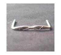 1000 pz/lotto Rame 14mm Argento e Oro Colore Clip/Perline Spille In Metallo Parti del Connettore Accessori Della Lampada(Silver)