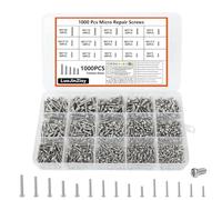 1000 PzViti M2 M2,5 M4, Piccole Viti per Occhiali | Viti a Testa Svasata Crociata per SSD, Laptop, PC e Computer