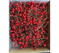 1000 Rossi Spilli con Testa Plastica. 32 MM Ago Artigianale (0,01 €/1Stk )