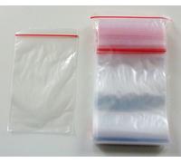 1000 sacchetti plastica chiusura zip 75x100 mm bustine robuste richiudibili