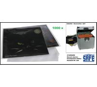 1000-SAFE-220-Schallplattenhüllen-Sammelhüllen-Standard-klar-Schallplatten-LP