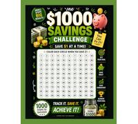 $1000 Savings Challenge Book: Save Money Step by Step with a Fun and Easy Tracker