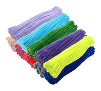 1000 scovolini colorati per tubi, steli in ciniglia da 30 cm per artigianato, progetti fai da te e decorazioni
