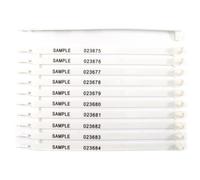 1000 Sigillo in plastica, sigilli di sicurezza antimanomissione, lucchetto di sicurezza numerato monouso per rimorchi di camion (Bianco)