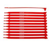 1000 Sigillo in plastica, sigilli di sicurezza antimanomissione, lucchetto di sicurezza numerato monouso per rimorchi di camion (Rosso)