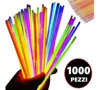 1000 Starlight Braccialetti Bracciali Luminosi Discoteca Disco Fluorescenti Fluo