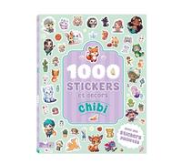 1000 stickers et décors chibi: Avec des stickers pailletés