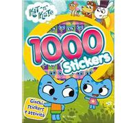 1000 stickers. Kit N Kate. Con adesivi. Ediz. a colori