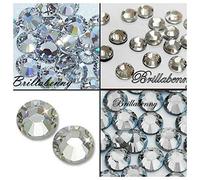 1000 Strass TERMOADESIVI SS6 Prima qualità 2mm Adesivi Crystal Trasparente Hotfix per Tessuti e decori Rhinestone Clear Micro Strass Nail Art