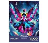 1000 Stück Engel Flügel Puzzles Familien-Puzzlespiel Wunderschönes Dekoration Anspruchsvolles Gottheit Puzzle Für Erwachsene Und Kinder 52x38cm/1000pcs