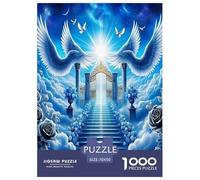 1000 Stück Engel Flügel Puzzles Perfekt Für Spieleabende Wohnungsdekoration Herausforderndes Gottheit Puzzle Für Erwachsene Und Kinder 70x50cm/1000pcs