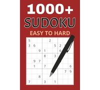 1000+ Sudoku Puzzle Book for Adults, Teens and Seniors - Easy to Hard level | 6x9 inches, 203 pages | 1200 Puzzles. Gift for Vacations, Holidays, and ... easy, 450 medium and 450 hard Sudoku Puzzles