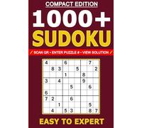 1000+ Sudoku Puzzles Easy to Expert: Compact Edition • Instant QR Solution Access