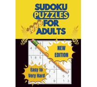1000+ Sudoku Puzzles for Adults: A Book With More Than 1000 Sudoku Puzzles from Easy to Very Hard for adults. For Relaxed, Enjoyable Brain Exercise!: ... Puzzles from Easy to Very Hard for adults
