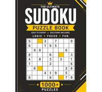 1000+ SUDOKU PUZZLES FOR ADULTS: Easy to Expert Levels | Large Print | Includes Full Solutions | 1000 Extra Puzzles as a Gift
