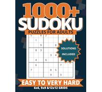1000+ Sudoku Puzzles For Adults: Easy to Very Hard