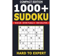 1000+ Sudoku Puzzles Hard to Expert: Compact Edition • Instant QR Solution Access