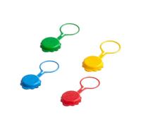 1000 Tappi in plastica con anello per bottiglie Ø2,5 cm